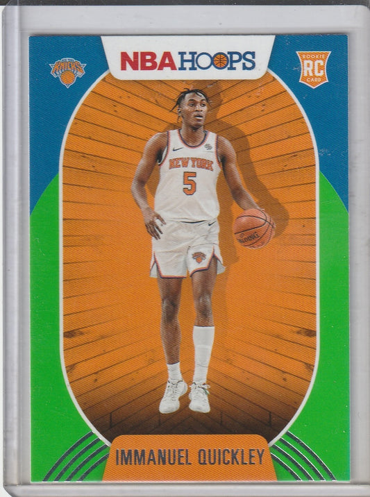 2020-21 Panini Hoops Basketball - Immanuel Quickley RC Rookie 'Neon Green'
