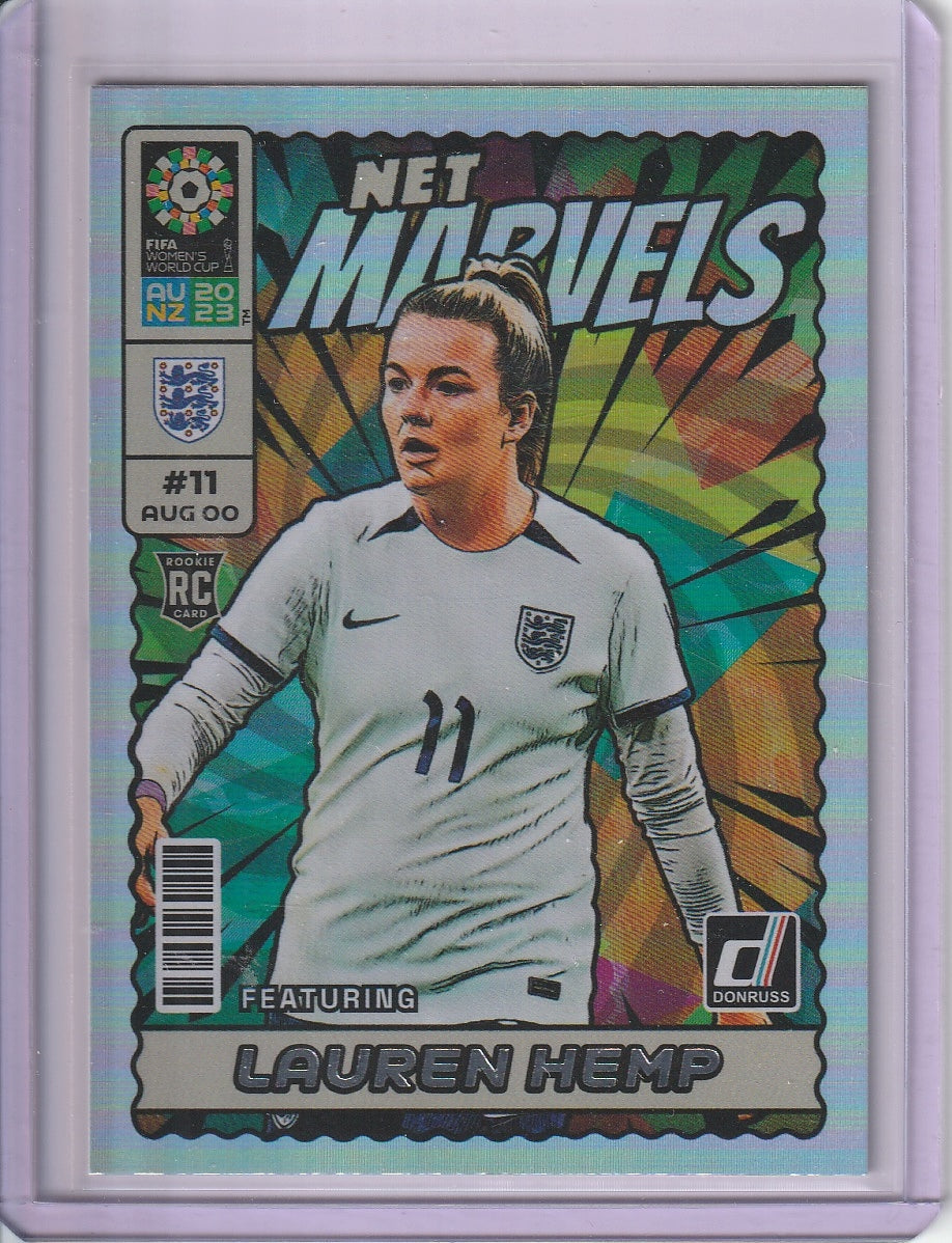 2023 Panini Donruss Fifa Womens World Cup 2023 - Lauren Hemp 'Net Marvels' RC Rookie