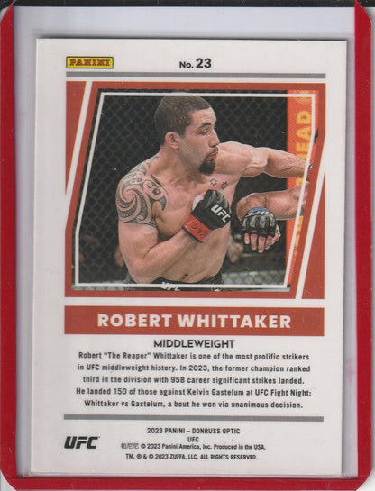 2023 Panini Donruss Optic UFC - Robert Whittaker 'Dominators'