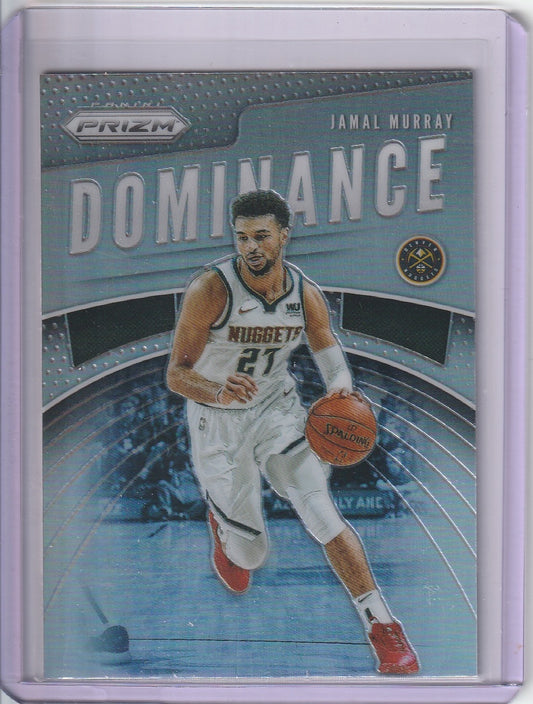 2019-20 Panini Prizm Basketball - Jamal Murray 'Dominance' Silver Prizm Holo