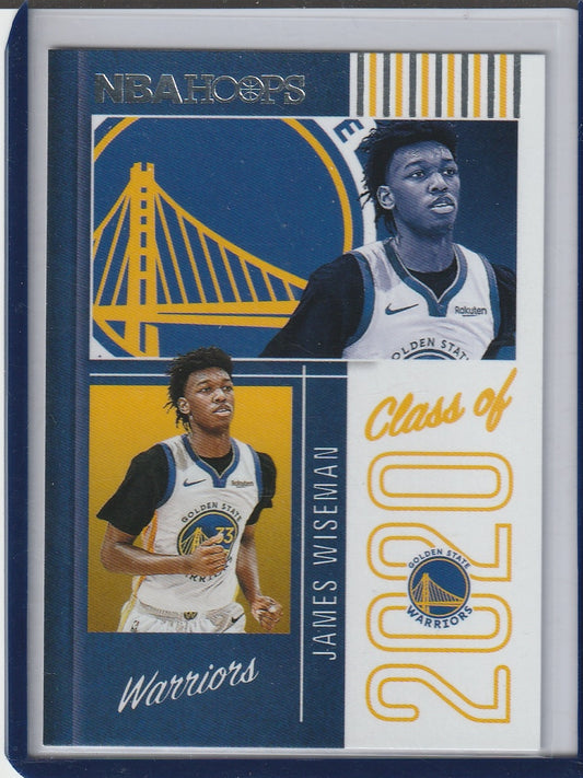 2020-21 Panini Hoops Basketball - James Wiseman 'Class of 2020' Rookie