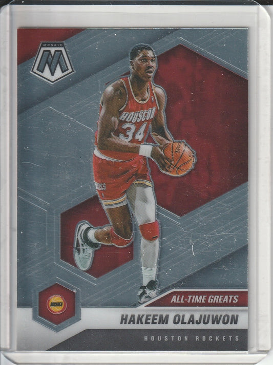 2020-21 Panini Mosaic Basketball - Hakeem Olajuwon 'All-Time Greats'