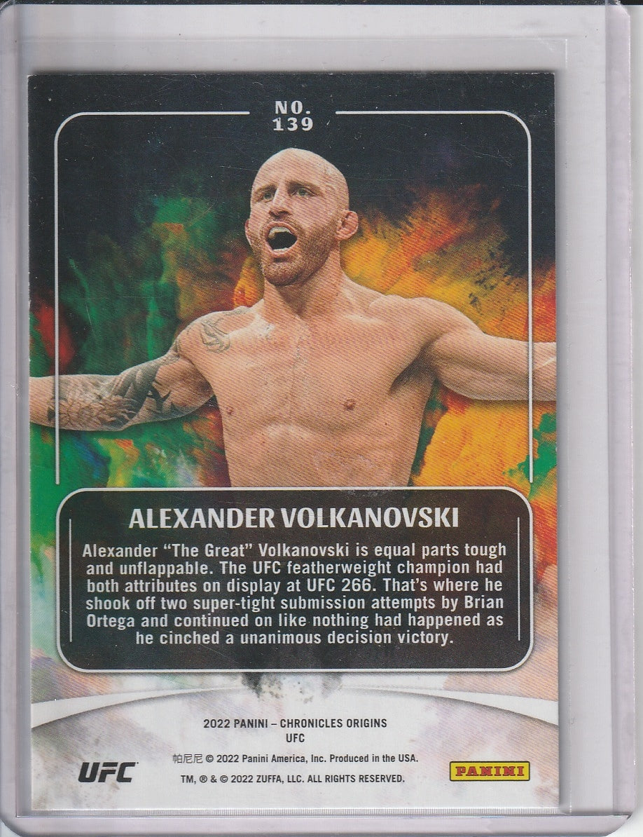 2022 Panini Chronicles Origins UFC - Alexander Volkanovski