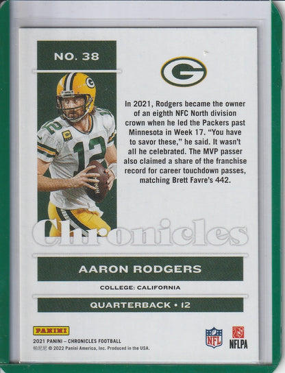 2021 Panini Chronicles Football - Aaron Rodgers 'Pink'