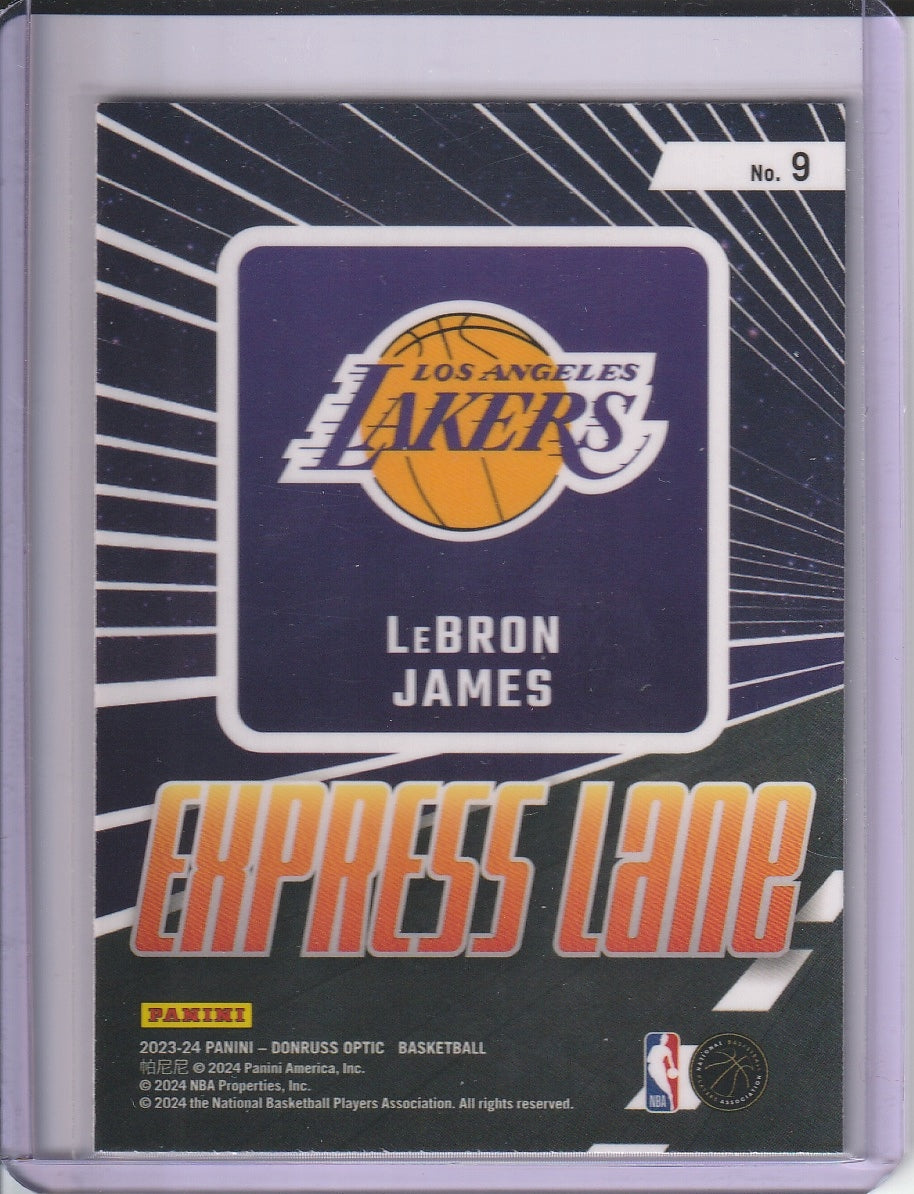2023-24 Panini Donruss Optic Basketball - LeBron James 'Express Lane'
