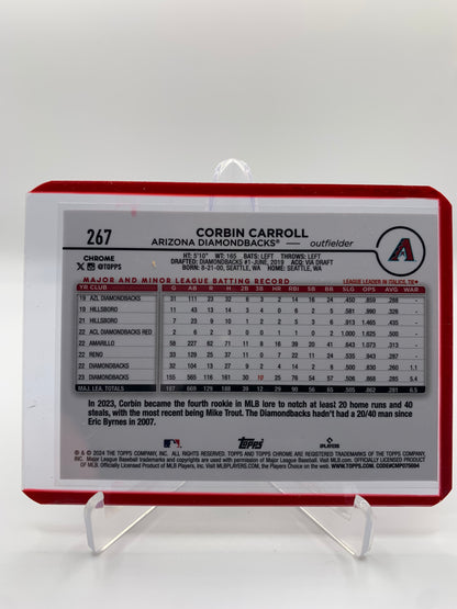 2024 Topps Chrome MLB - Corbin Carroll ‘Xfractor’