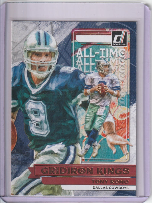 2022 Panini Donruss Football - Tony Romo 'Gridiron Kings'