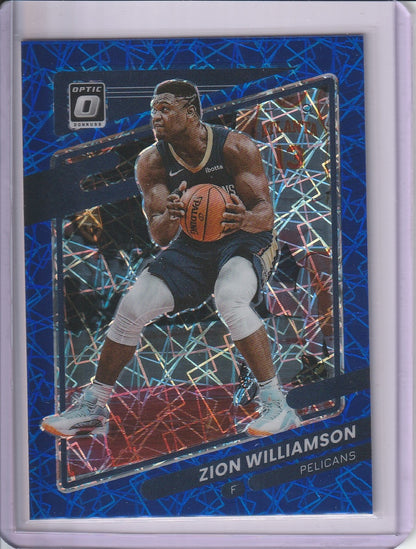 2021-22 Panini Donruss Optic Basketball - Zion Williamson 'Blue Velocity'