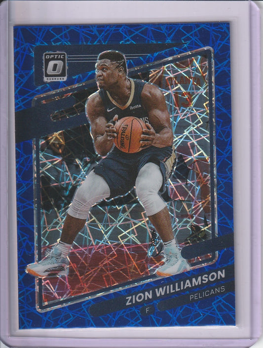 2021-22 Panini Donruss Optic Basketball - Zion Williamson 'Blue Velocity'