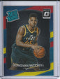 2017-18 Panini Donruss Optic Basketball - Donovan Mitchell 'Rated Rookie' Red and Yellow RC Rookie