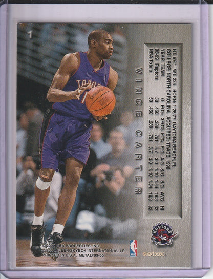 1999-00 Skybox Metal - Vince Carter
