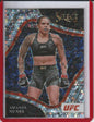 2022 Panini Select UFC - Amanda Nunes 'Octagonside' Silver Disco Prizm