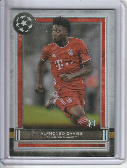 2020-21 Topps Museum Collection UEFA Champions League - Alphonso Davies