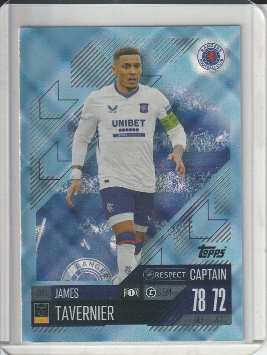 2025 Topps Match Attax - James Tavernier 'Blue Crystal'