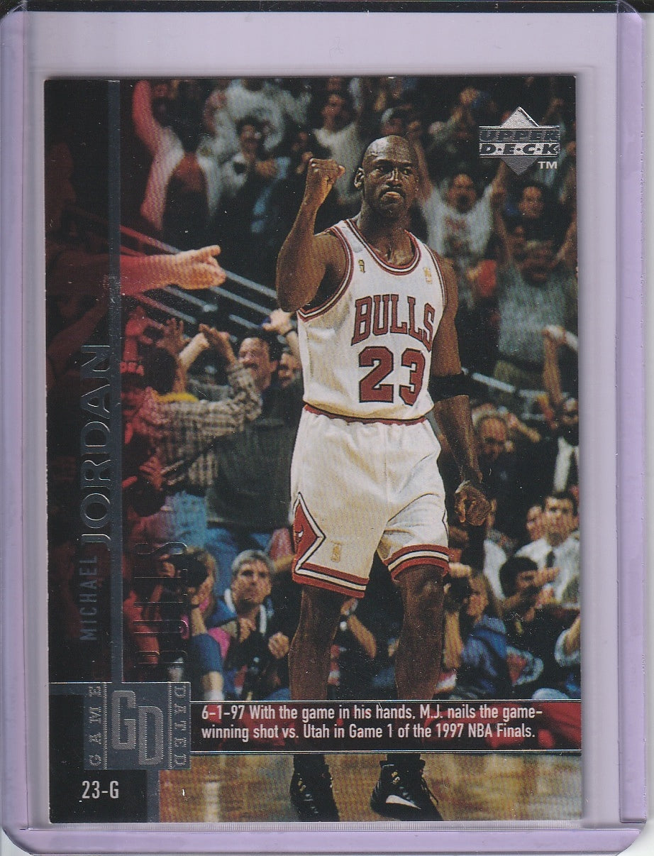1997-98 Upper Deck - Michael Jordan 'Game Dated'