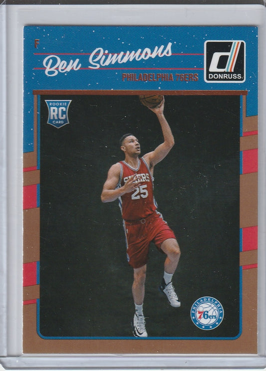 2016-17 Panini Donruss Basketball - Ben Simmons RC Rookie