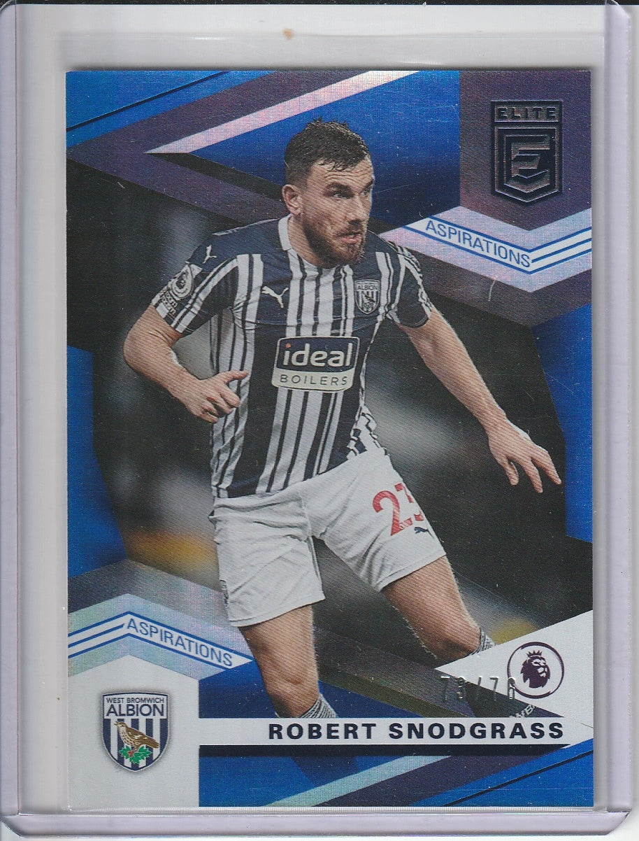 2020-21 Panini Chronicles Donruss Elite Soccer - Robert Snodgrass 'Aspirations' Blue /76