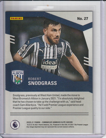 2020-21 Panini Chronicles Donruss Elite Soccer - Robert Snodgrass 'Aspirations' Blue /76