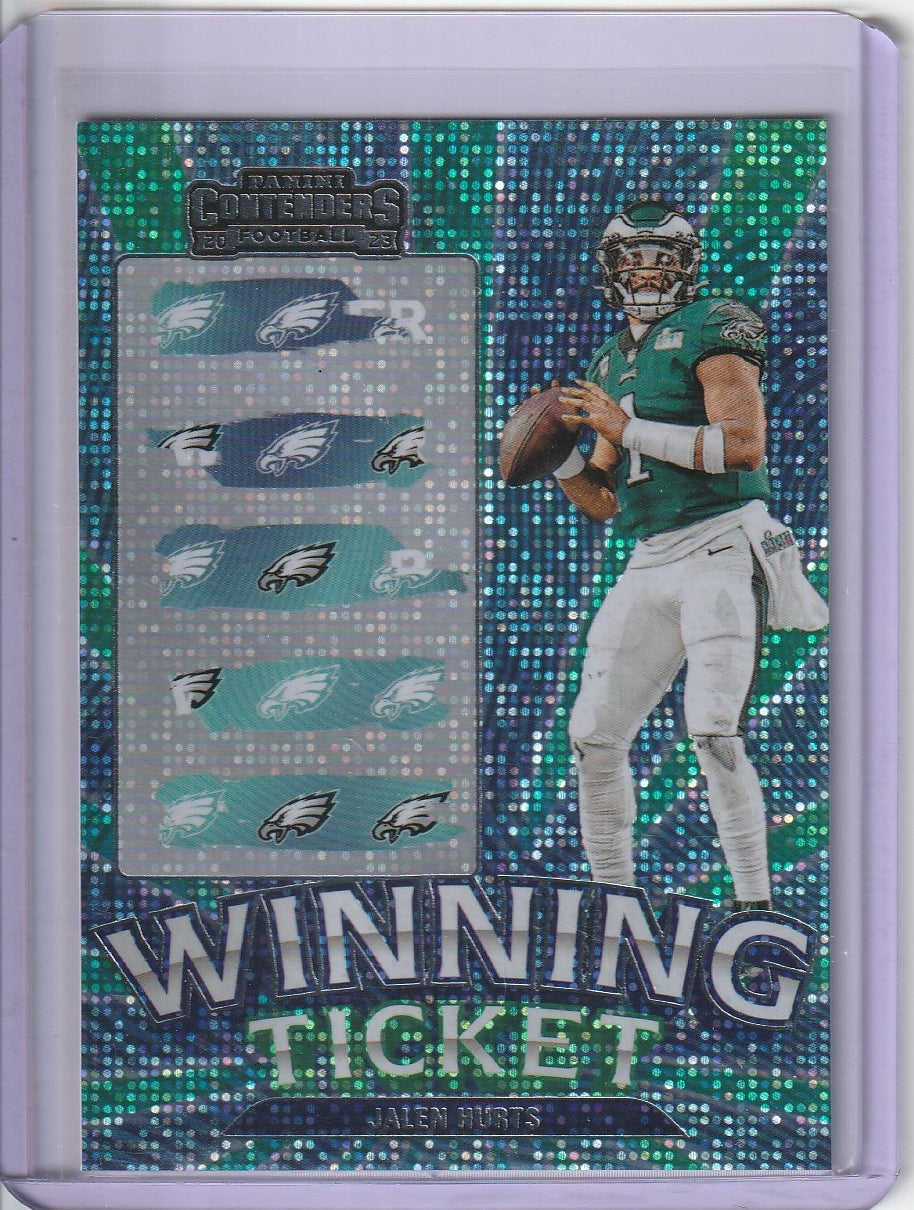 2023 Panini Contenders Football - Jalen Hurts 'Winning Ticket'
