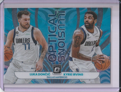 2022-23 Panini Optic Basketball - Luka Doncic, Kyrie Irving 'Optical Illusions'