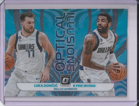 2022-23 Panini Optic Basketball - Luka Doncic, Kyrie Irving 'Optical Illusions'