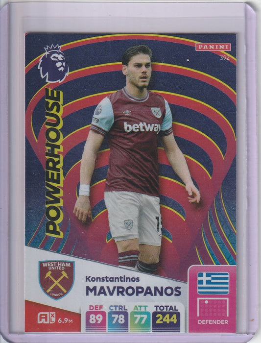 2025 Panini Adrenalyn XL Premier League - Konstantinos Mavropanos 'Powerhouse'