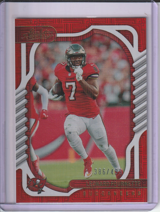 2022 Panini Absolute Football - Leonard Fournette 'Red Squares' /499