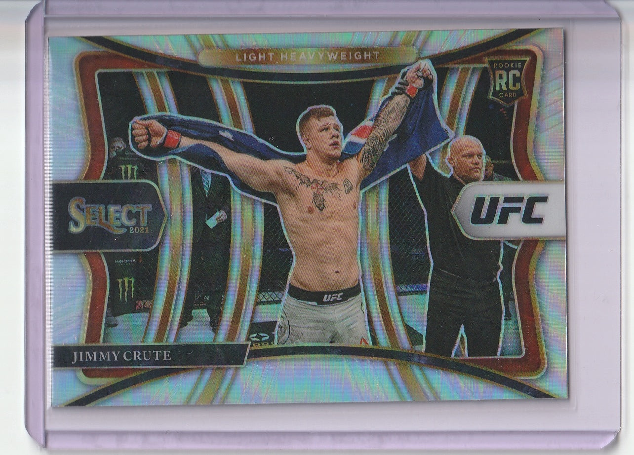 2021 Panini Select UFC - Jimmy Crute RC Rookie Silver Holo