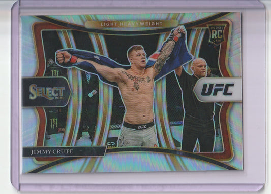 2021 Panini Select UFC - Jimmy Crute RC Rookie Silver Holo