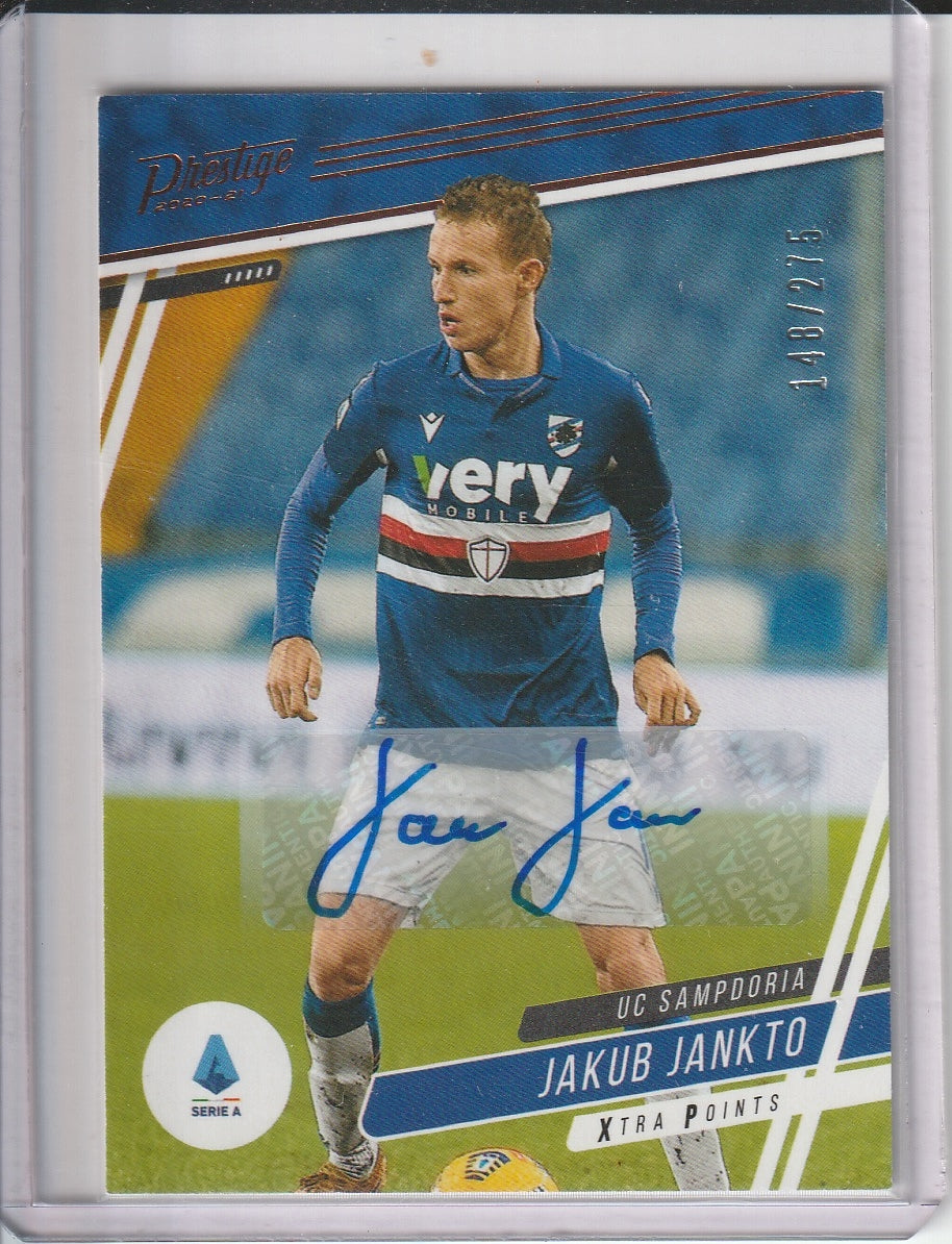 2020-21 Panini Chronicles Prestige Soccer - Jakub Jankto 'Xtra Points' Autograph /275