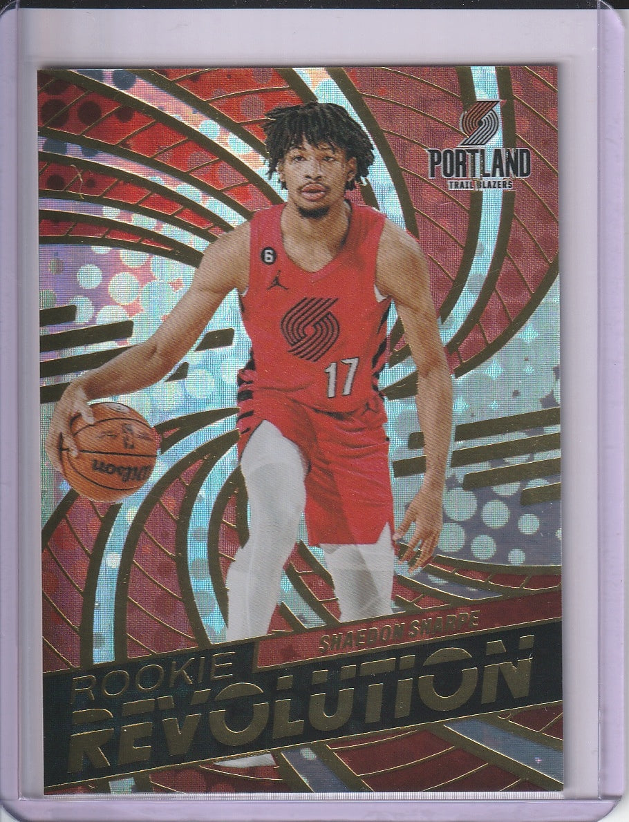 2022-23 Panini Revolution Basketball - Shaedon Sharpe 'Rookie Revolution' RC