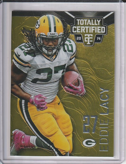 2014 Panini Totally Certified Football - Eddie Lacy 'Gold' /25