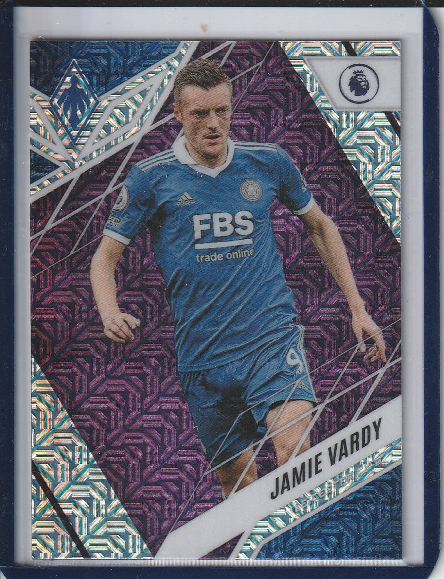 2022-23 Panini Chronicles Phoenix Premier League Soccer - Jamie Vardy 'Purple Mojo'