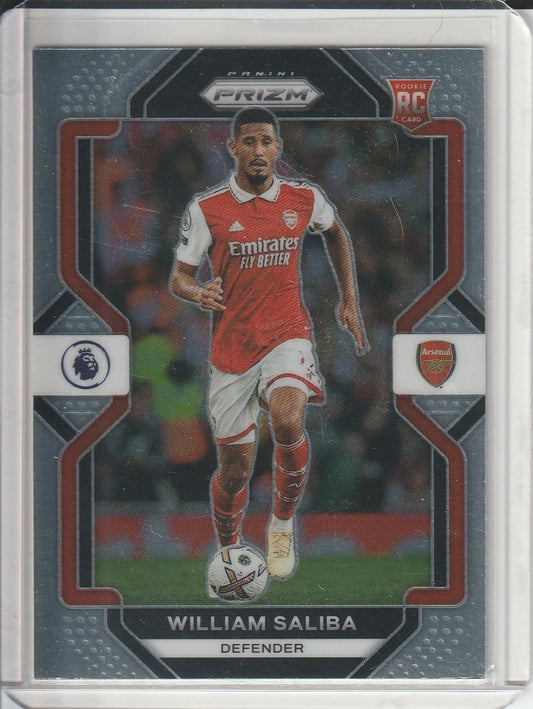 2022-23 Panini Prizm Premier League Soccer - William Saliba RC Rookie