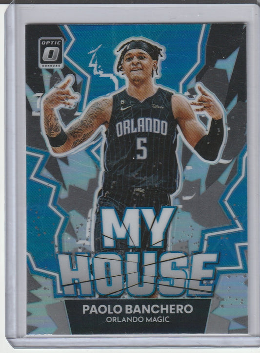 2022-23 Panini Donruss Optic Basketball - Paolo Banchero 'My House' Silver Prizm Holo
