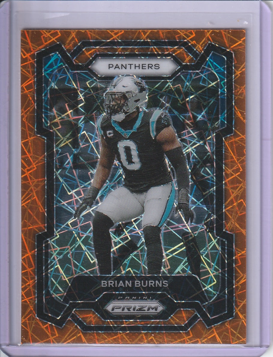 2023 Panini Prizm Football - Brian Burns 'Orange Lazer'