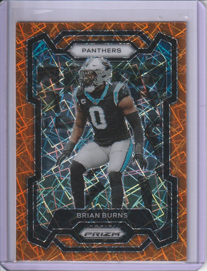 2023 Panini Prizm Football - Brian Burns 'Orange Lazer'