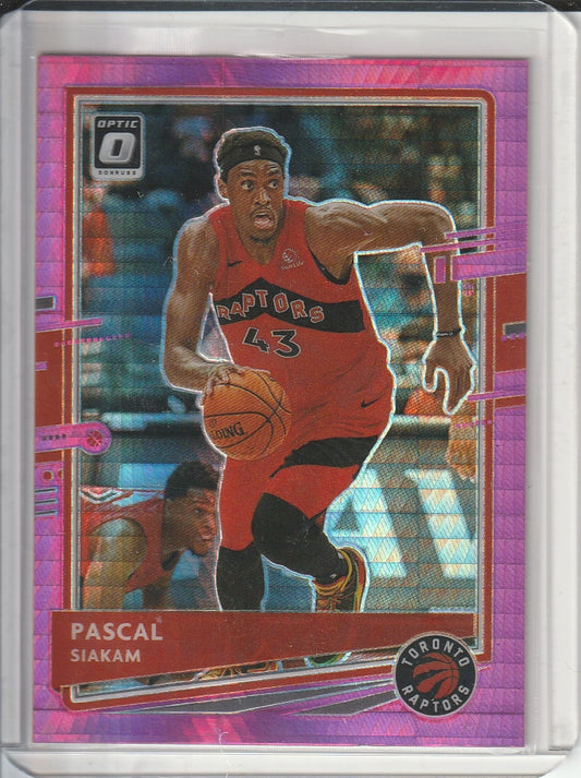 2020-21 Panini Donruss Optic Basketball - Pascal Siakam 'Pink Hyper Prizm'