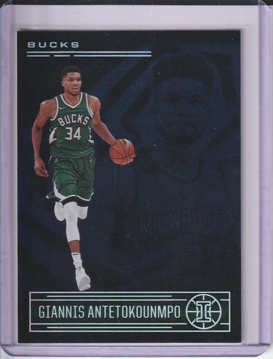 2020-21 Panini Illusions Basketball - Giannis Antetokounmpo 'Sapphire'