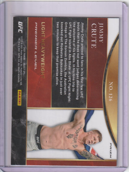 2021 Panini Select UFC - Jimmy Crute RC Rookie Silver Holo