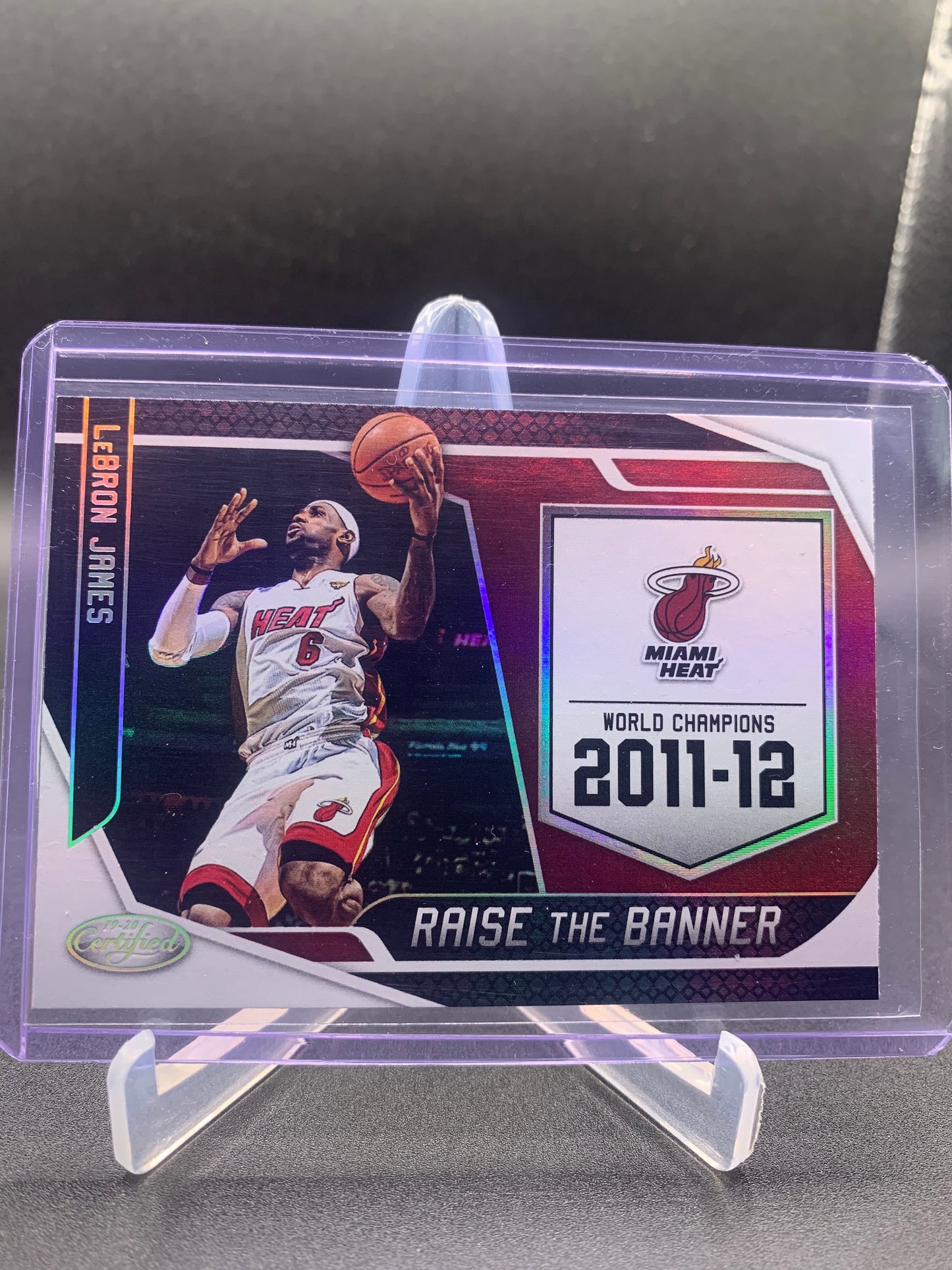 2019-20 Panini Certified Basketball - LeBron James ‘Raise the Banner’ Holo
