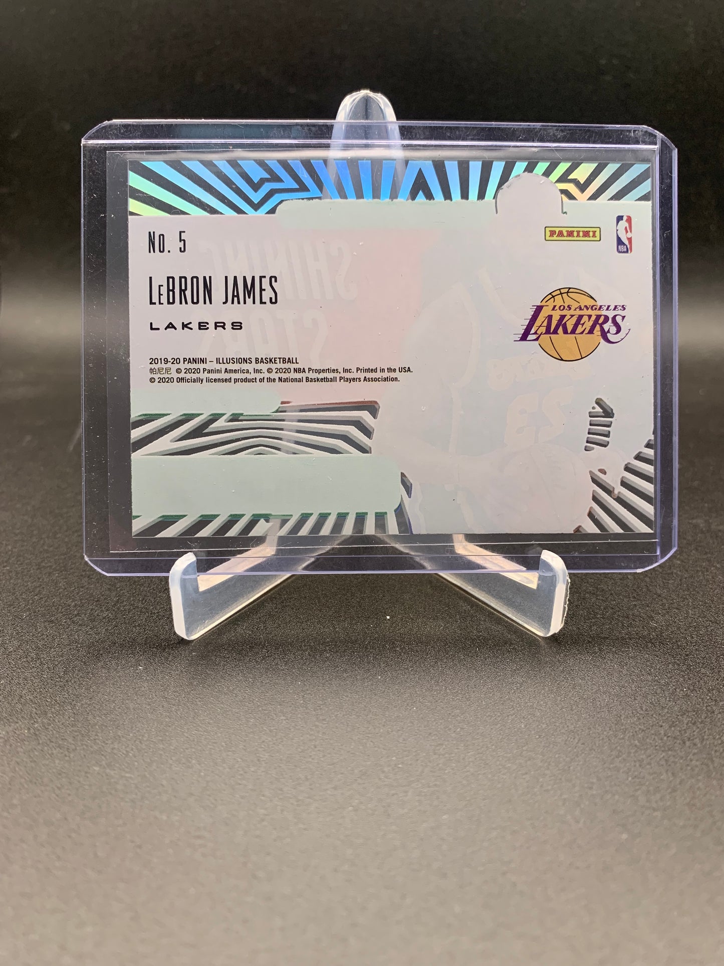 2019-20 Panini Illusions Basketball - LeBron James ‘Shining Stars’ Emerald
