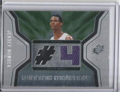 2007-08 Upper Deck NBA SPx - Chris Bosh 'Winning Materials' *Game Used*