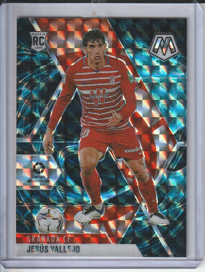 2020-21 Panini Mosaic La Liga Soccer - Jesus Vallejo 'Genesis' RC Rookie