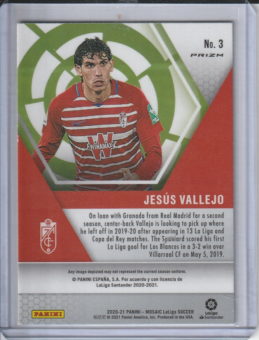 2020-21 Panini Mosaic La Liga Soccer - Jesus Vallejo 'Genesis' RC Rookie