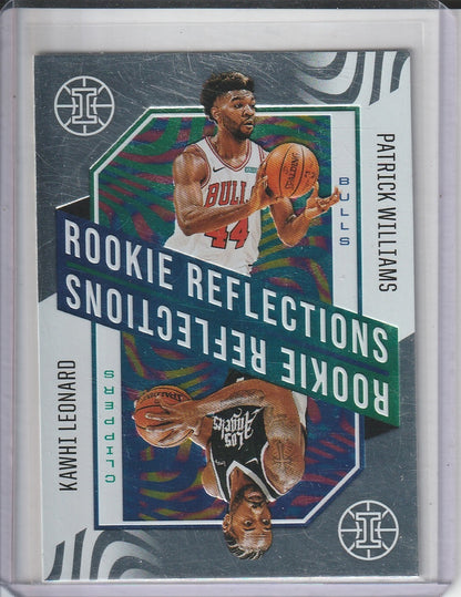 2020-21 Panini Illusions Basketball - Patrick Williams / Kawhi Leonard 'Rookie Reflections'