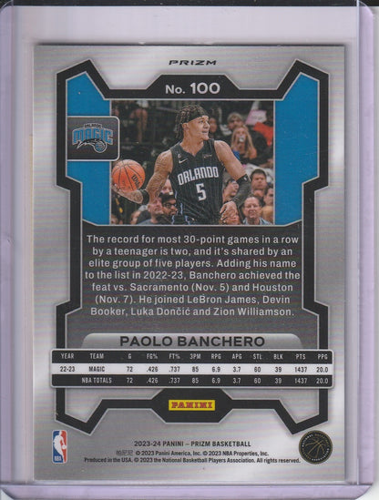 2023-24 Panini Prizm Basketball - Paolo Banchero 'Red, White, Blue'