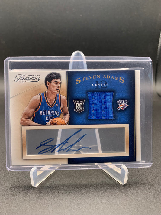 2013-14 Panini Timeless Treasures Basketball - Steven Adams ‘Rookie Jersey Autograph’ RC