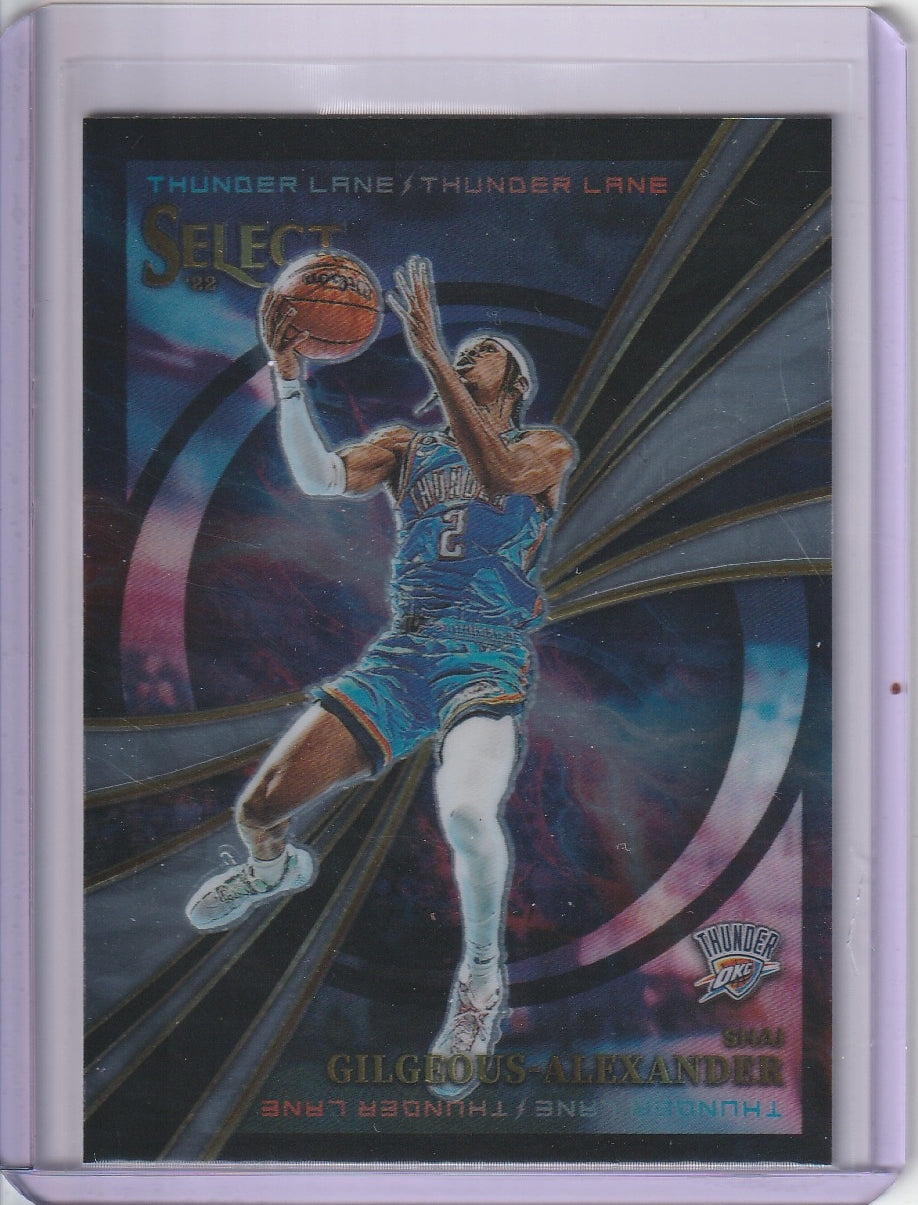 2022-23 Panini Select Basketball - Shai Gilgeous-Alexander 'Thunder Lane'