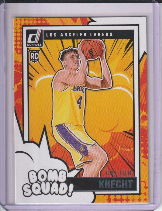 2024-25 Panini Donruss Basketball - Dalton Knecht 'Bomb Squad' RC Rookie